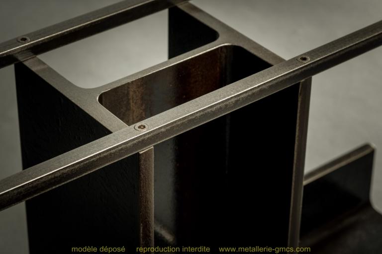 table basse type H détail 