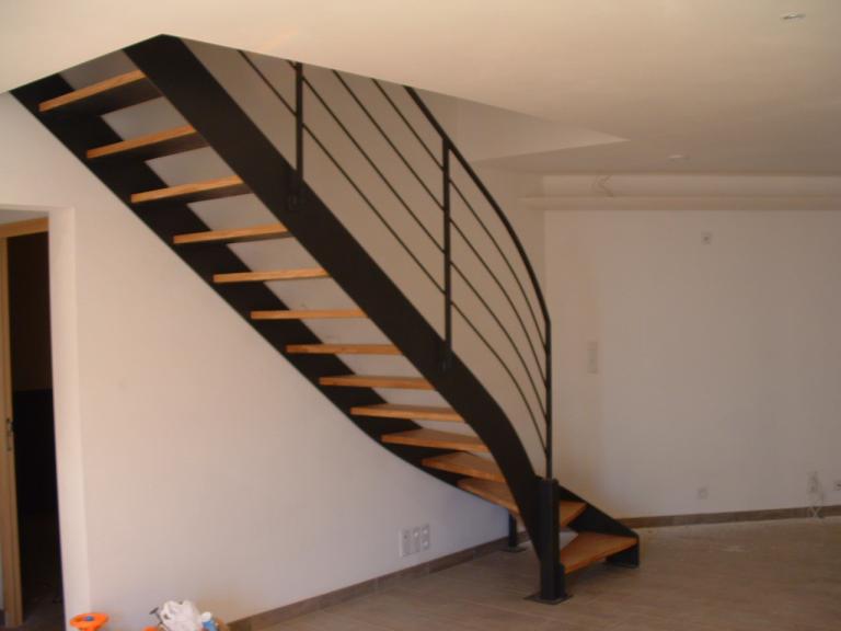 escalier à départ balancé